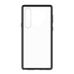 Husa SILKASE pentru Sony Xperia 1 III, silicon/plastic, transparent/negru