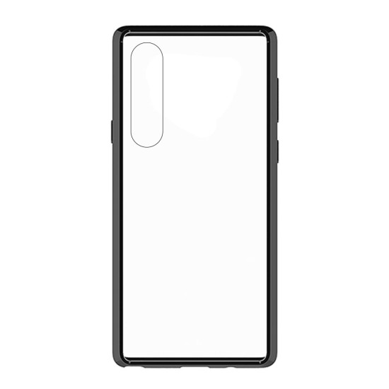 Husa SILKASE pentru Sony Xperia 1 III, silicon/plastic, transparent/negru (Xperia 1 III, H0868) by www.silkase.ro