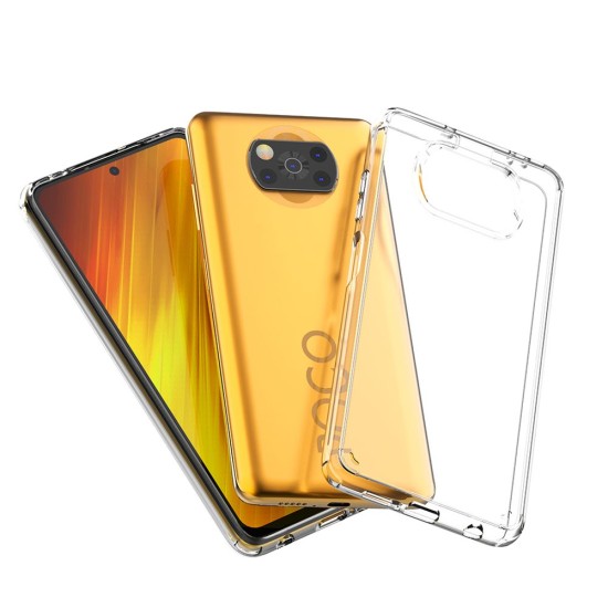 Husa pentru Poco X3, SILKASE, culoare transparent, silicon (Poco X3, H0340) by www.silkase.ro