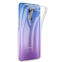 Husa pentru Xiaomi Redmi 9, SILKASE, transparenta, silicon Husa pentru Xiaomi Redmi 9, SILKASE, transparenta, silicon