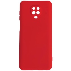 Husa pentru Xiaomi Redmi Note 9 Pro Max, SILKASE , culoare rosu, soft silicone