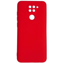 Husa pentru Xiaomi Redmi Note 9, SILKASE , culoare rosu, soft silicone Husa pentru Xiaomi Redmi Note 9, SILKASE , culoare rosu, soft silicone