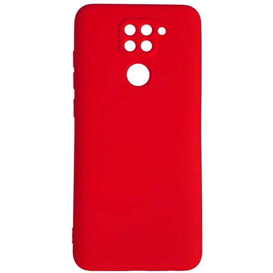 Husa pentru Xiaomi Redmi Note 9, SILKASE , culoare rosu, soft silicone (Redmi Note 9, H0519) by www.silkase.ro
