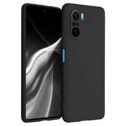 Husa SILKASE pentru Xiaomi Redmi K40 Pro, culoare negru, silicon Husa SILKASE pentru Xiaomi Redmi K40 Pro, culoare negru, silicon
