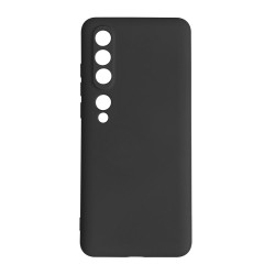 Husa pentru Xiaomi Mi 10, SILKASE, culoare negru silicon