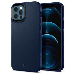 Carcasa Spigen Ciel Leather Brick iPhone 12/12 Pro Navy Blue Carcasa Spigen Ciel Leather Brick iPhone 12/12 Pro Navy Blue