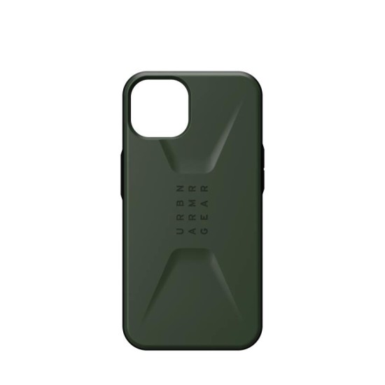 Carcasa UAG Civilian compatibila cu iPhone 13 Olive Drab (iPhone 13, 11317D117272) by www.silkase.ro