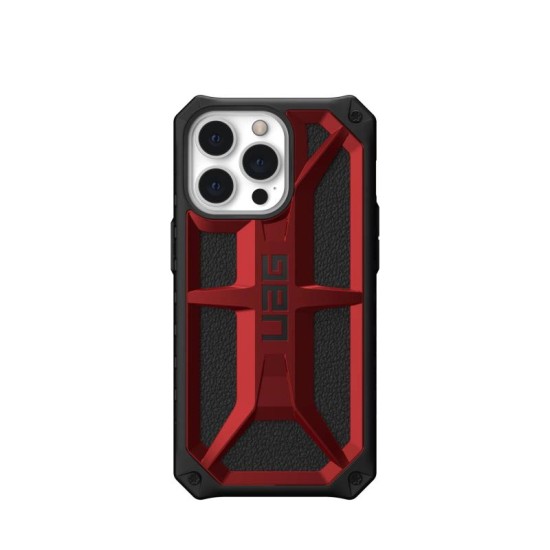 Carcasa UAG Monarch compatibila cu iPhone 13 Pro Crimson (iPhone 13 Pro, 113151119494) by www.silkase.ro