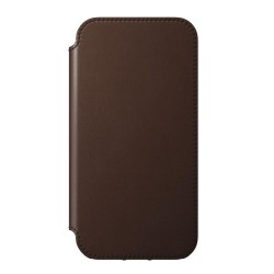 Husa din piele naturala NOMAD Rugged Folio MagSafe compatibila cu iPhone 12/12 Pro Brown Husa din piele naturala NOMAD Rugged Folio MagSafe compatibila cu iPhone 12/12 Pro Brown
