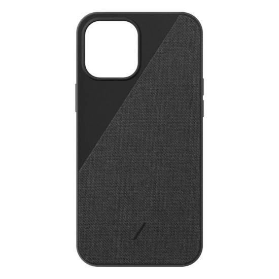 Husa telefon Native Union, Clic Canvas, compatibila iPhone 12 Pro Max, cu accente din tesatura Premium, compatibila incarcatoare wireless, negru (Native Union, iPhone 12 Pro Max) by www.silkase.ro Husa telefon Native Union, Clic Canvas, compatibila iPhone 12 Pro Max, cu accente din tesatura Premium, compatibila incarcatoare wireless, negru (iPhone 12 Pro Max, CCAV-BLK-NP20L) by www.silkase.ro