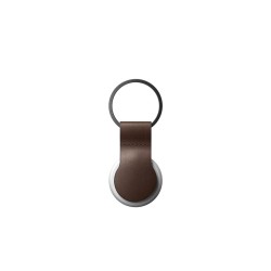 Suport tip breloc NOMAD Leather Loop compatibil Apple AirTag, Adeziv 3M, Brown Suport tip breloc NOMAD Leather Loop compatibil Apple AirTag, Adeziv 3M, Brown