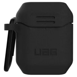 Husa antimicrobiana UAG Standard Issue Silicone compatibila cu Apple AirPods 1/2 Black