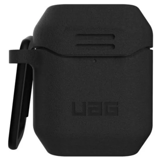 Husa antimicrobiana UAG Standard Issue Silicone compatibila cu Apple AirPods Black (Ingredi, 10244K114040) by www.silkase.ro