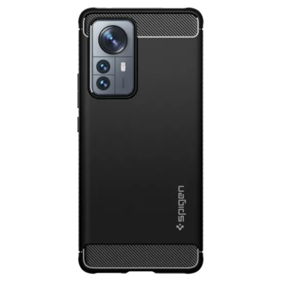 Carcasa Spigen Rugged Armor compatibila cu Xiaomi 12 Pro Matte Black (Spigen, Ingredi) by www.silkase.ro Carcasa Spigen Rugged Armor compatibila cu Xiaomi 12 Pro Matte Black (12 Pro, ACS04361) by www.silkase.ro