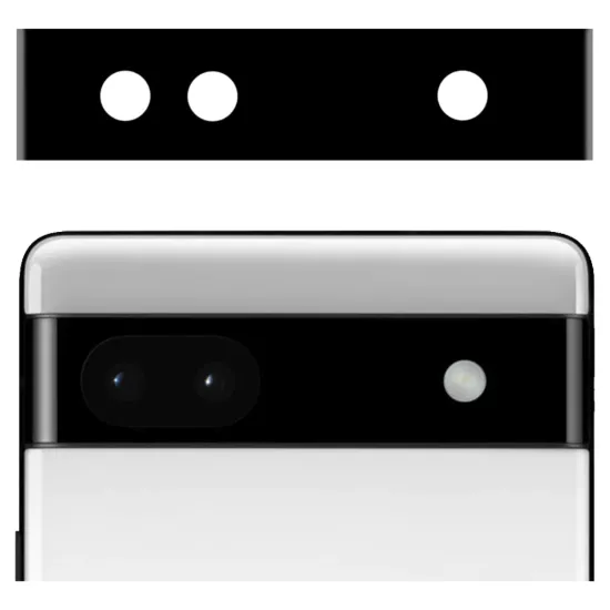 Rama camera Aluminiu SILKASE pentru Google Pixel 6a, FullGlue, negru (, C0292) by www.silkase.ro