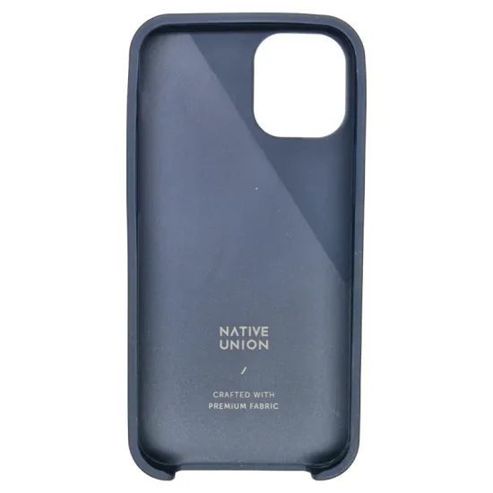 Husa telefon Native Union, Clic Canvas, compatibila iPhone 12 Mini, cu accente din tesatura Premium, compatibila incarcatoare wireless, indigo (Native Union, iPhone 12 Mini) by www.silkase.ro Husa telefon Native Union, Clic Canvas, compatibila iPhone 12 Mini, cu accente din tesatura Premium, compatibila incarcatoare wireless, indigo (iPhone 12 Mini, CCAV-IND-NP20S) by www.silkase.ro