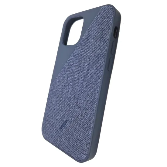 Husa telefon Native Union, Clic Canvas, compatibila iPhone 12 Mini, cu accente din tesatura Premium, compatibila incarcatoare wireless, indigo (Native Union, iPhone 12 Mini) by www.silkase.ro Husa telefon Native Union, Clic Canvas, compatibila iPhone 12 Mini, cu accente din tesatura Premium, compatibila incarcatoare wireless, indigo (iPhone 12 Mini, CCAV-IND-NP20S) by www.silkase.ro