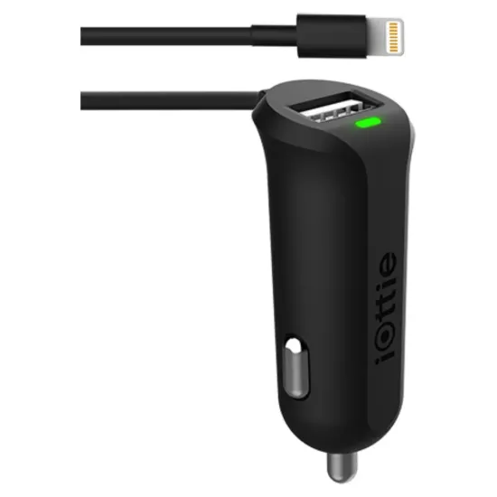 Incarcator auto iOttie RapidVOLT Mini Lightning Cable + USB (Ingredi, CHCRIO103) by www.silkase.ro