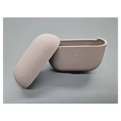 Carcasa Decoded Silicone AirCase Lite compatibila cu Apple AirPods 3 Dark Taupe