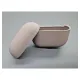 Carcasa Decoded Silicone AirCase Lite compatibila cu Apple AirPods 3 Dark Taupe (3, D21AP3C1SDTE) by www.silkase.ro