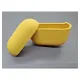 Carcasa Decoded Silicone AirCase Lite compatibila cu Apple AirPods 3 Yellow (3, D21AP3C1STSN) by www.silkase.ro