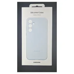Husa Originala Samsung Silicone Cover pentru Galaxy A55 5G, Albastru Deschis