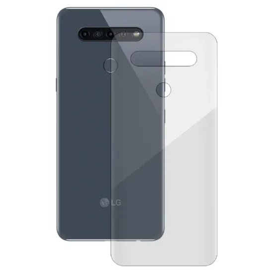 Folie spate SILKASE pentru LG K51S, protectie spate, silicon regenerabil (Folie Silicon Spate Lucioasa, F3843) by www.silkase.ro