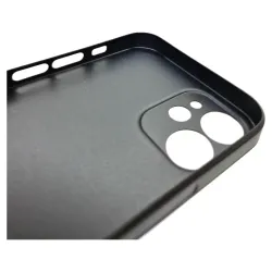 Husa 0.3mm Apple iPhone 12 Mini, SILKASE, subtire, culoare negru, plastic mat Husa 0.3mm Apple iPhone 12 Mini, SILKASE, subtire, culoare negru, plastic mat