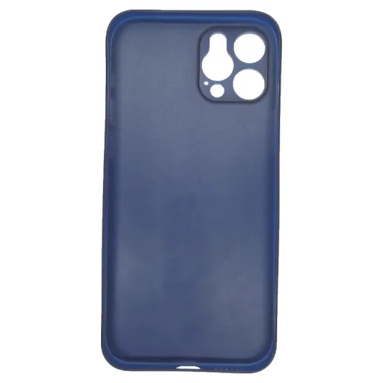 Husa 0.3mm Apple iPhone 12 Pro, SILKASE, subtire, culoare albastru, plastic mat (iPhone 12 Pro, H0024) by www.silkase.ro