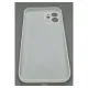 Husa 0.3mm Apple iPhone 12, SILKASE, subtire, culoare alb/transparent, plastic mat (iPhone 12, H0027) by www.silkase.ro