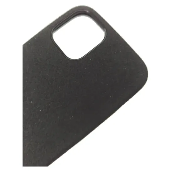 Husa compatibila cu Apple iPhone 12 Mini, SILKASE, alcantara, culoare negru (SILKASE, iPhone 12 Mini) by www.silkase.ro Husa compatibila cu Apple iPhone 12 Mini, SILKASE, alcantara, culoare negru (iPhone 12 Mini, H0077) by www.silkase.ro