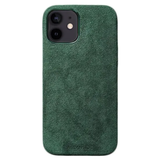 Husa compatibila cu Apple iPhone 12 Mini, SILKASE, alcantara, culoare verde inchis (SILKASE, iPhone 12 Mini) by www.silkase.ro Husa compatibila cu Apple iPhone 12 Mini, SILKASE, alcantara, culoare verde inchis (iPhone 12 Mini, H0078) by www.silkase.ro