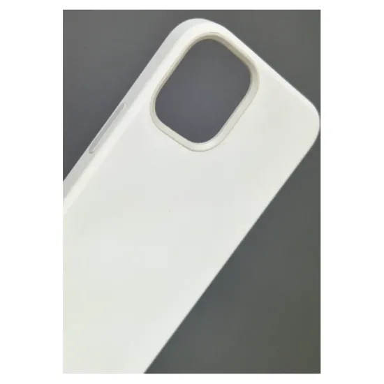 Husa compatibila cu Apple iPhone 12 Mini, SILKASE, magcase, culoare alb, liquid silicon (iPhone 12 Mini, H0079) by www.silkase.ro