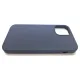 Husa compatibila cu Apple iPhone 12 Mini, SILKASE, magcase, culoare albastru inchis, liquid silicon (iPhone 12 Mini, H0080) by www.silkase.ro