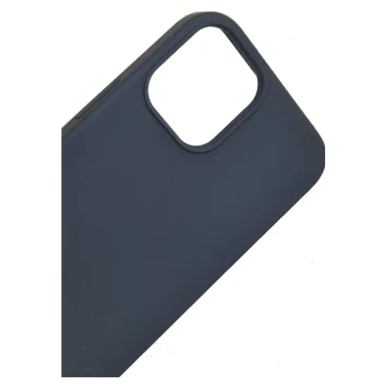 Husa compatibila cu Apple iPhone 12 Mini, SILKASE, magcase, culoare albastru inchis, liquid silicon (iPhone 12 Mini, H0080) by www.silkase.ro