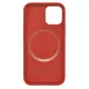 Husa compatibila cu Apple iPhone 12 Mini, SILKASE, magcase, culoare rosu, liquid silicon (iPhone 12 Mini, H0083) by www.silkase.ro