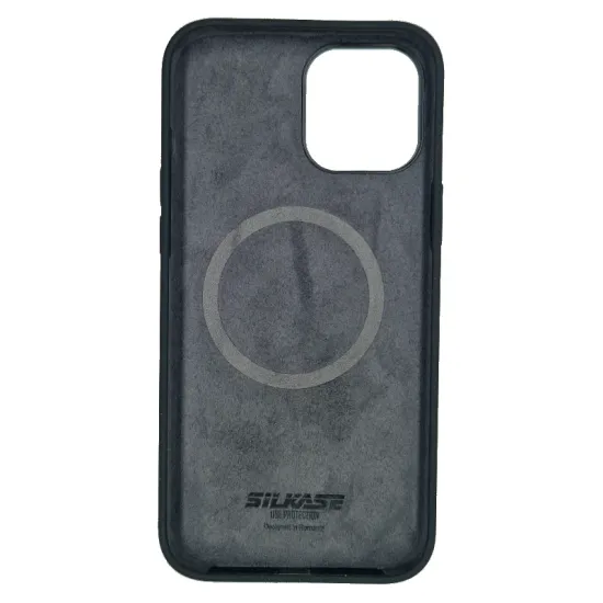 Husa compatibila cu Apple iPhone 12 Pro Max, SILKASE, magcase, culoare negru, liquid silicon (SILKASE, iPhone 12 Pro Max) by www.silkase.ro Husa compatibila cu Apple iPhone 12 Pro Max, SILKASE, magcase, culoare negru, liquid silicon (iPhone 12 Pro Max, H0090) by www.silkase.ro