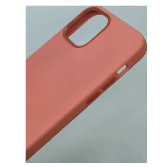 Husa compatibila cu Apple iPhone 12/12 Pro, SILKASE, magcase, culoare roz, liquid silicon (SILKASE, iPhone 12) by www.silkase.ro Husa compatibila cu Apple iPhone 12/12 Pro, SILKASE, magcase, culoare roz, liquid silicon (iPhone 12, H0105) by www.silkase.ro