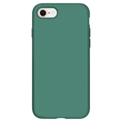 Husa Apple iPhone SE 2 2020, SILKASE, culoare verde, liquid silicone