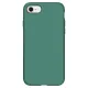 Husa Apple iPhone SE 2 2020, SILKASE, culoare verde, liquid silicone (iPhone 7, H0111) by www.silkase.ro