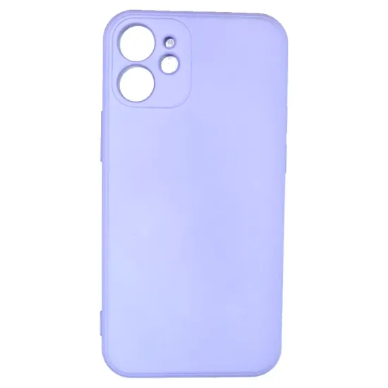 Husa compatibila cu iPhone 12 Mini , SILKASE, culoare violet, soft silicone (iPhone 12 Mini, H0150) by www.silkase.ro
