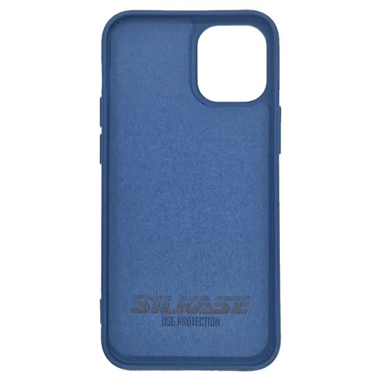 Husa pentru iPhone 12 Mini, SILKASE, culoare albastru, silicon (iPhone 12 Mini, H0152) by www.silkase.ro
