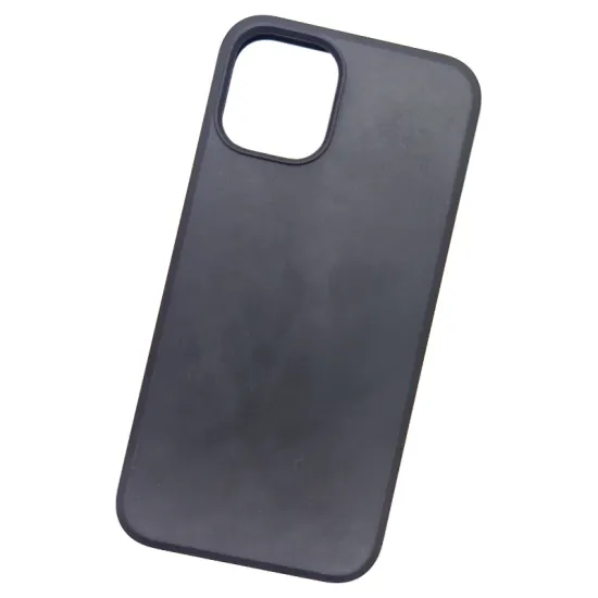 Husa pentru iPhone 12 Mini, SILKASE, culoare negru, silicon (iPhone 12 Mini, H0153) by www.silkase.ro