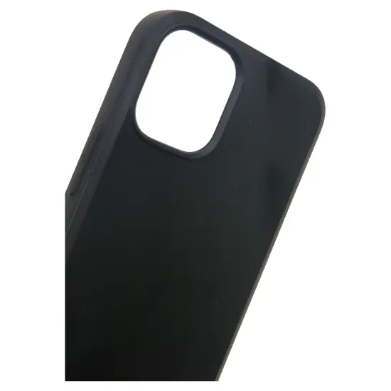 Husa pentru iPhone 12 Mini, SILKASE, culoare negru, silicon (iPhone 12 Mini, H0153) by www.silkase.ro