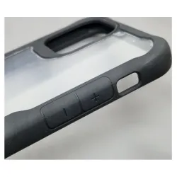 Husa iPhone 12, AntiGravity, SILKASE, culoare transparent / negru Husa iPhone 12, AntiGravity, SILKASE, culoare transparent / negru