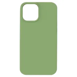 Husa pentru iPhone 12/12 Pro, SILKASE, culoare verde, silicon