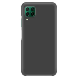 Husa pentru Huawei P40 Lite, SILKASE, culoare Negru, liquid silicone