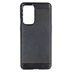 Husa compatibila cu Oneplus 9, SILKASE, culoare carbon negru Husa compatibila cu Oneplus 9, SILKASE, culoare carbon negru
