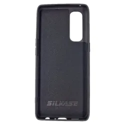Husa compatibila cu Oppo Reno 4 Pro 5G, SILKASE, culoare negru, soft silicone