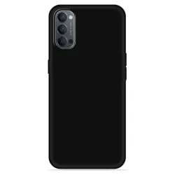 Husa compatibila cu Oppo Reno 4 Pro 5G, SILKASE, culoare negru, soft silicone